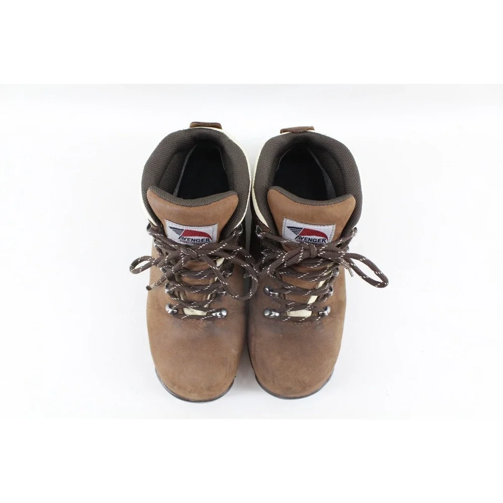 Avenger Women's Composite Toe Waterproof Hiker Work Boot A7156 Chocolate 6.5W US
